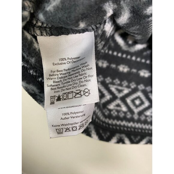 Eddie Bauer Quarter Zip Pullover Fleece Nordic Sweater Womens Size Large Aztec - Picture 7 of 14